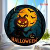 2D Flat Halloween Acrylic Pendant - Horror Jack-o-lantern Home, Outdoor Party Classic Flat Decoration, Halloween Decoration Jack-o-lantern Ornament