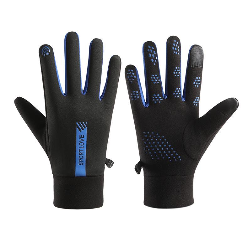 

Зимние перчатки с флисовой подкладкой и сенсорным экраном – Ветрозащитные, Нескользящие для мужчин и женщин для велоспорта, активного отдыха, вождения и езды