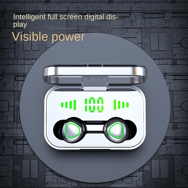 Drahtloses Bluetooth-Headset TWS Großer Bildschirm Intelligente Nummer zeigte Ohr-Ohr-Atmungslicht-Sport-Headset