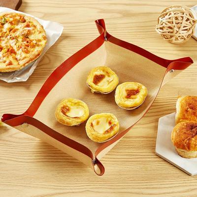 Silikon-Backmatte für den Ofen, antihaftbeschichtet, hitzebeständiges Silikon, leicht zu reinigen, wiederverwendbares Backblech