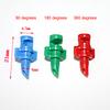 5/50 Pcs Garden Irrigation Simple Refraction Nozzle Watering Flower Mist Nozzle Threaded Connection 90/180/360 Degrees Sprayer