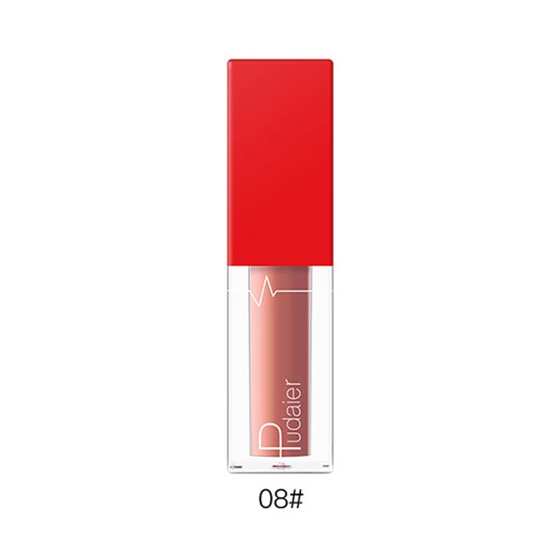 Pudaier 's New Non-stick Cup Lip Gloss Nude Matte Non-fading Lipstick Waterproof Lip Makeup