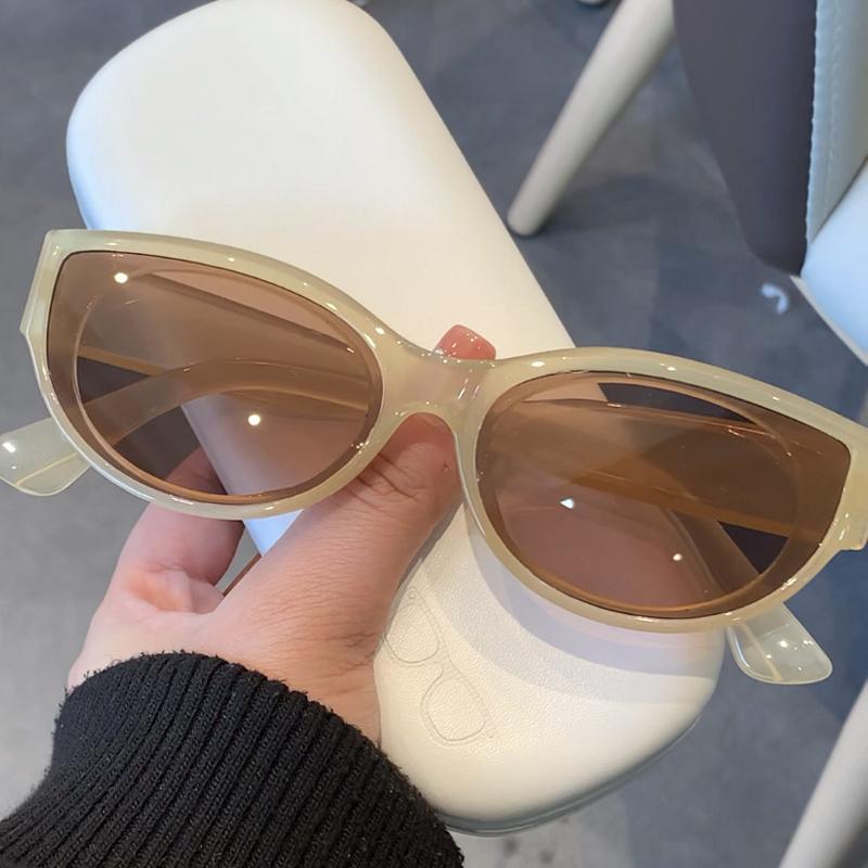 Protective Glasses 1/4pcs Fashion Small Cat Eye Sunglasses Vintage Brand Designer Sun Glasses Female Multi Color Eyewear UV400