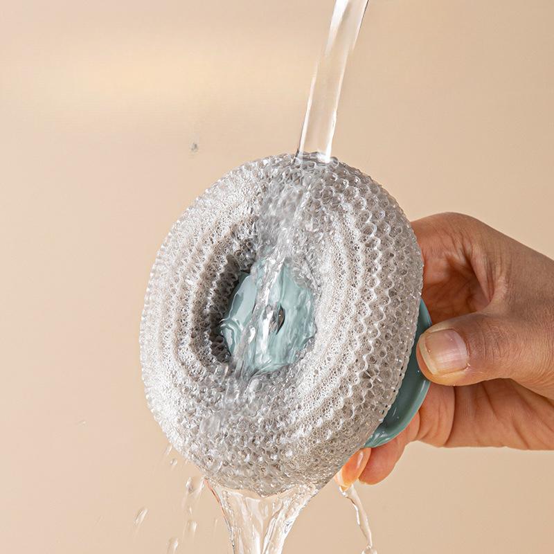 The Multi-purpose Steel Wire Brush for Kitchen Dishwashing and Pot Cleaning Is Not Afraid of High Temperatures