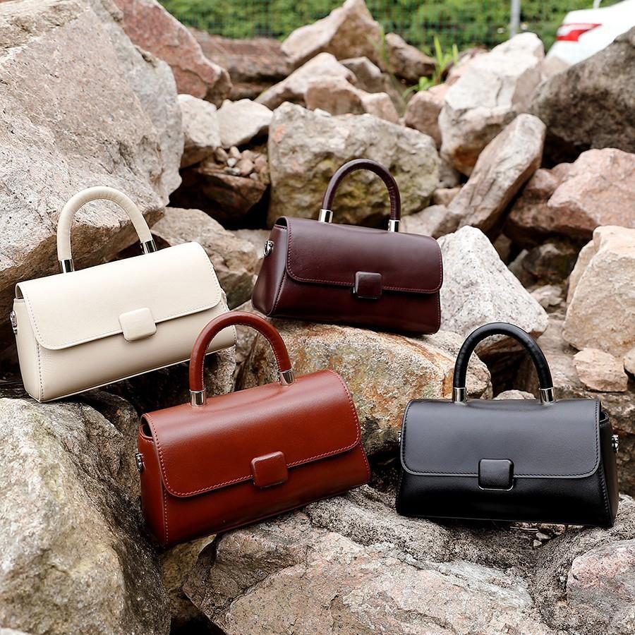 Leather Handbag Women'S Bag Light Luxury High-End Shoulder Messenger Bag Light And Versatile Small