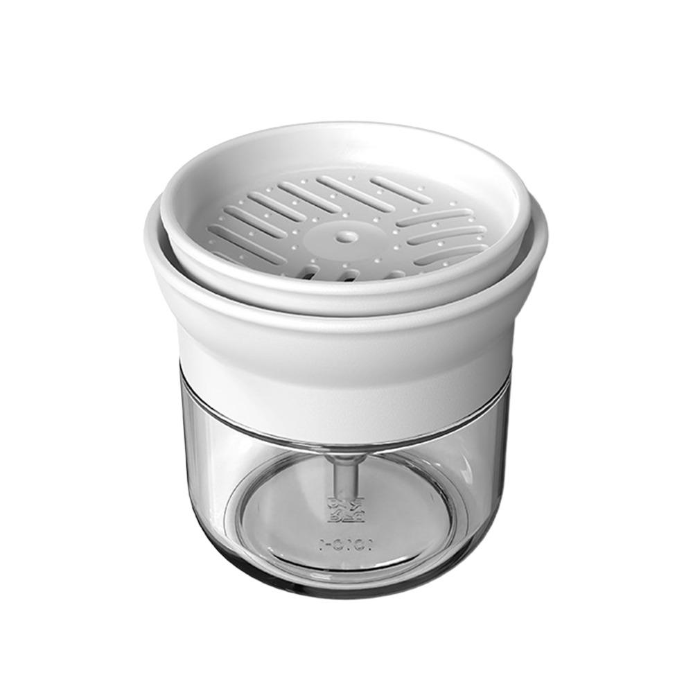 280ML Scrubbing Liquid Detergent Dispenser Pump Design Press Type Soap Box Kitchen Tool