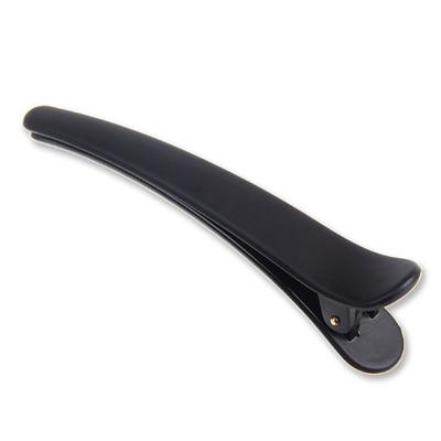 12Pcs Black Hair Clip Hairpins Beak Design Frosted Surface Strong Grip for Salon Barbershop Daily Hairstyle Hair