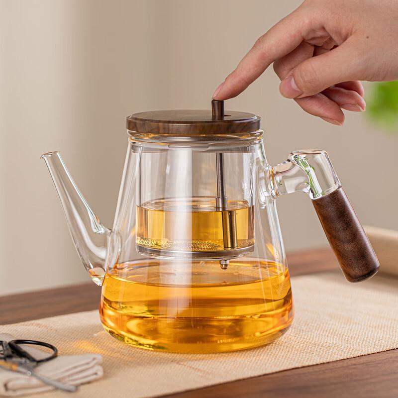 BaQianXing Glass Tea Infuser Teapot