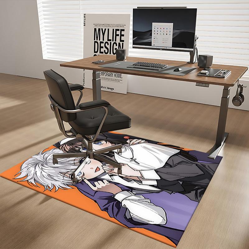 1pc Anime Nuns Office Chair Mat - Cute Nun Design, Non-Slip Carpet for Home Decor, Gift Idea, Seasonal Decoration, Suitable for Office, Living Room, B