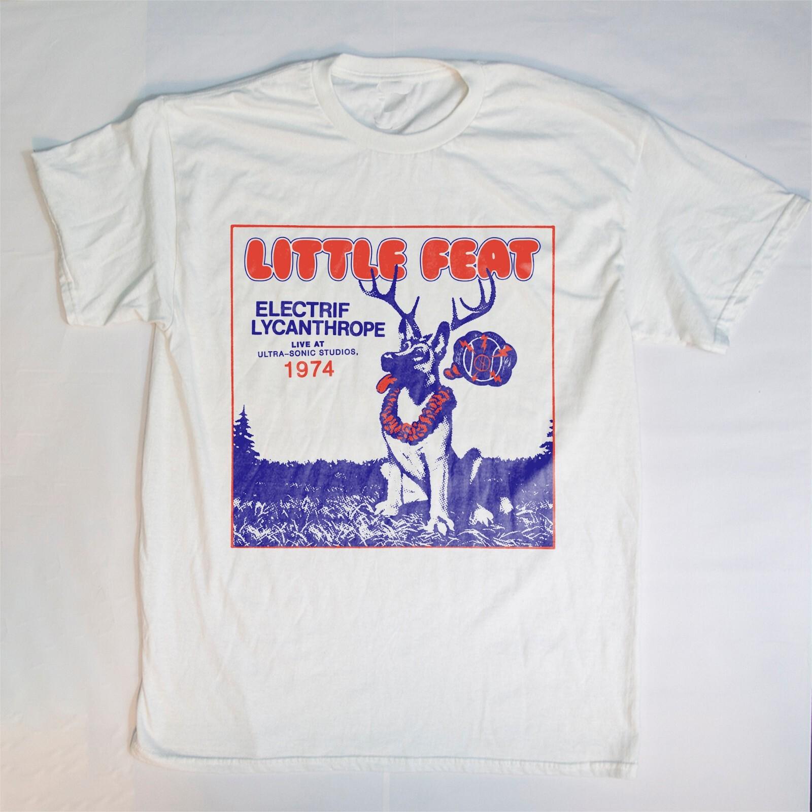 Little Feat Electrif Lycanthrope Album White Unisex T-shirt Size S-5XL L