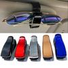 Universal Car Sunshade Glasses Case Sunglasses Clip Card Holder Bracket Fastener Pen Case Glasses Car Accessories Amagi