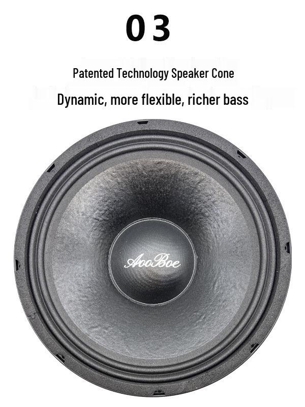 12-Inch Subwoofer, 190 Magnet, 75mm Voice Coil, Outdoor Audio Accessory