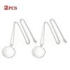 5X Magnifying Glass Necklace Magnifier Pendant Optical Lens Magnifier with 45cm Chain Necklace Neckglasses Monocle Magnifier