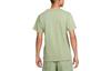 T Shirts Men's Oil Green Crew Neck Moderate Straight Fit FN2646-386