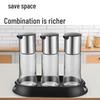 Modern 3-Tier Tabletop Oil & Vinegar Bottle Organizer Set
