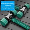 Lightweight Rubber Hammer Tool with Comfortable Grip Handle Ergonomic for Floor Tile Tapping Installation &User Friendly