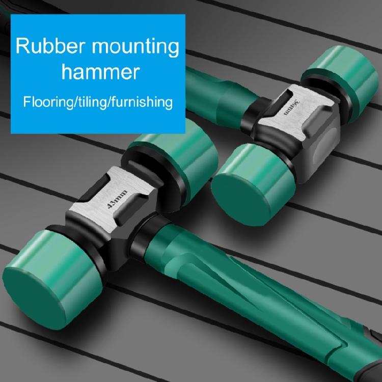 Lightweight Rubber Hammer Tool with Comfortable Grip Handle Ergonomic for Floor Tile Tapping Installation &User Friendly