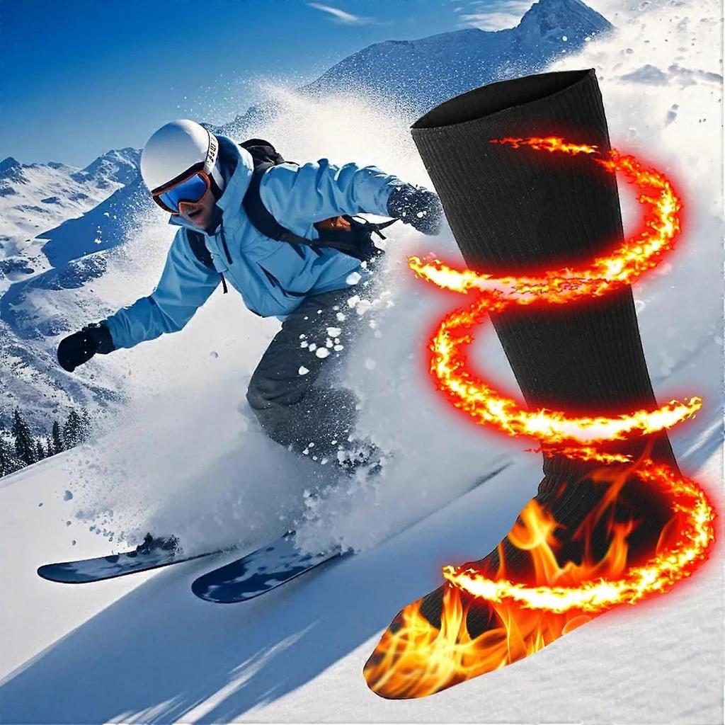 Smart electric heating socks, heating socks, winter warming artifact, suitable for outdoor work, fishing, hunting, skiing, cycling, hiking and camping