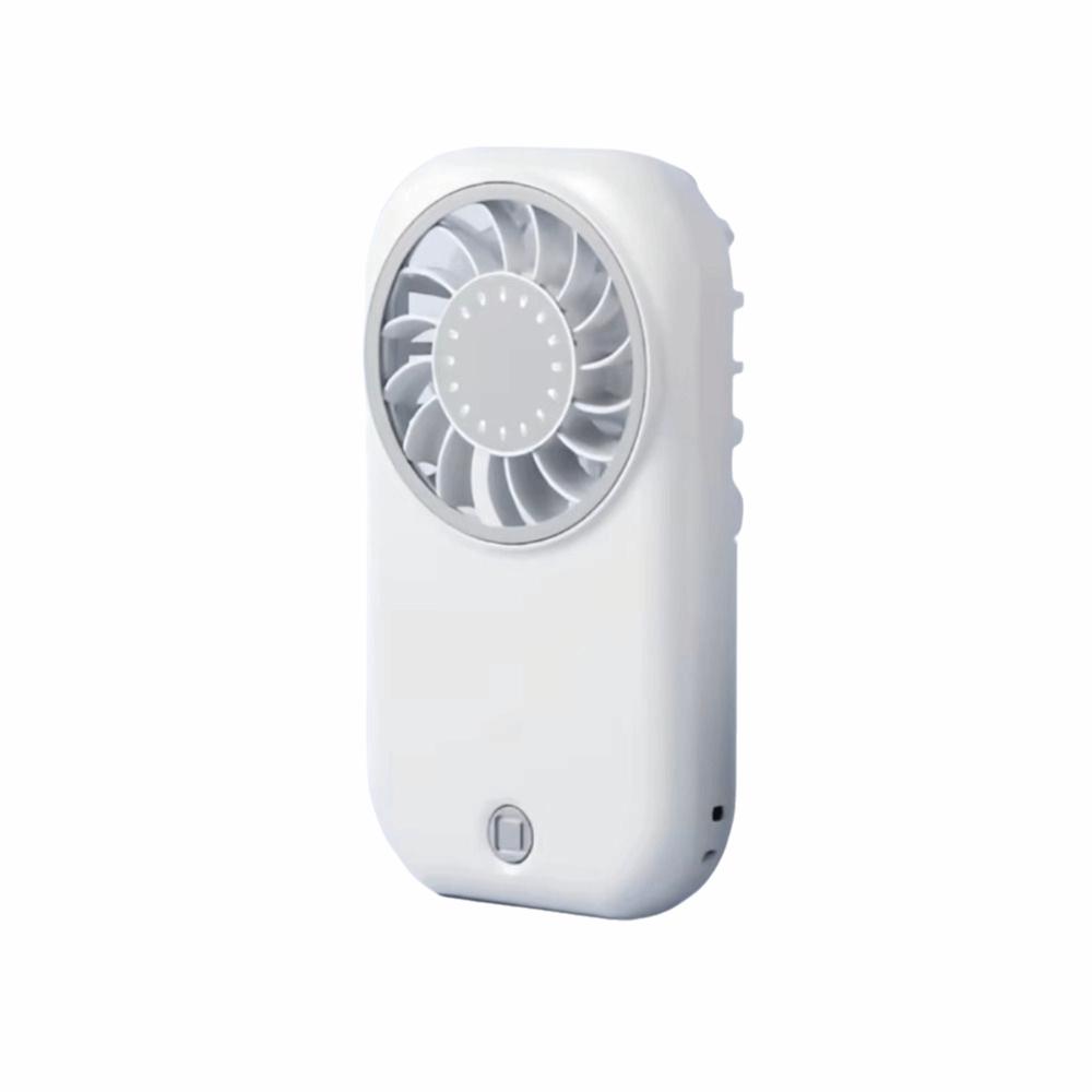 5-Speed Wind Portable Handheld Fan Ultra-Thin Design Ultra-Quiet Operation Mini Handheld Fan 1200mAh Battery Slim Folding