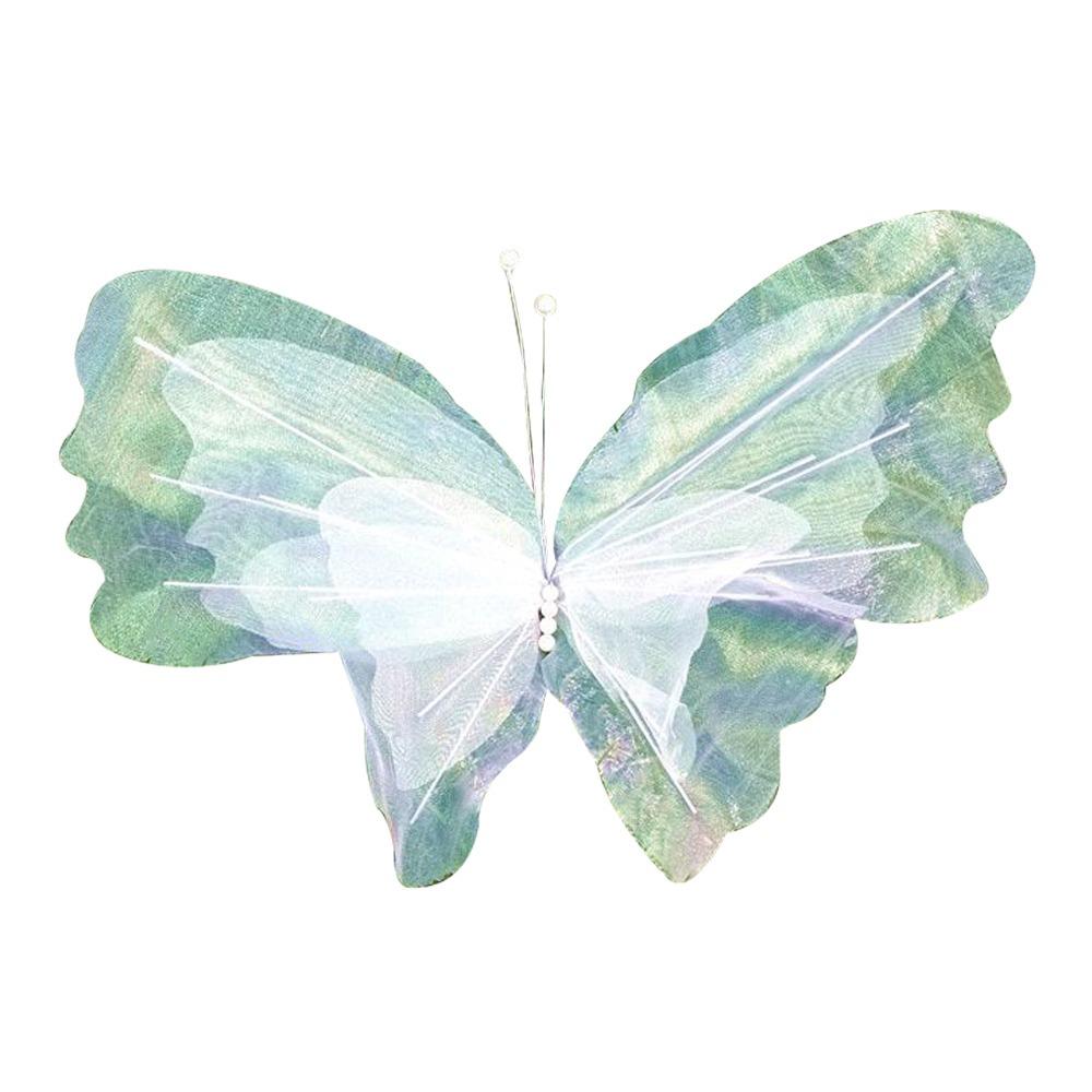 50cm Big 3D Butterfly Hollow Design Real Yarn Mesh Wedding Decoration Artificial Material Large Size Simulation Butterfly