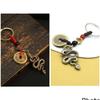 Thailändsk Amulett 2025 Ormens År Kinesiskt Zodiak Nyckelring Hänge Vintage Skyddsamulett Talisman Pengar Välstånd Framgång Hälsa Lyckosmycke Mynt