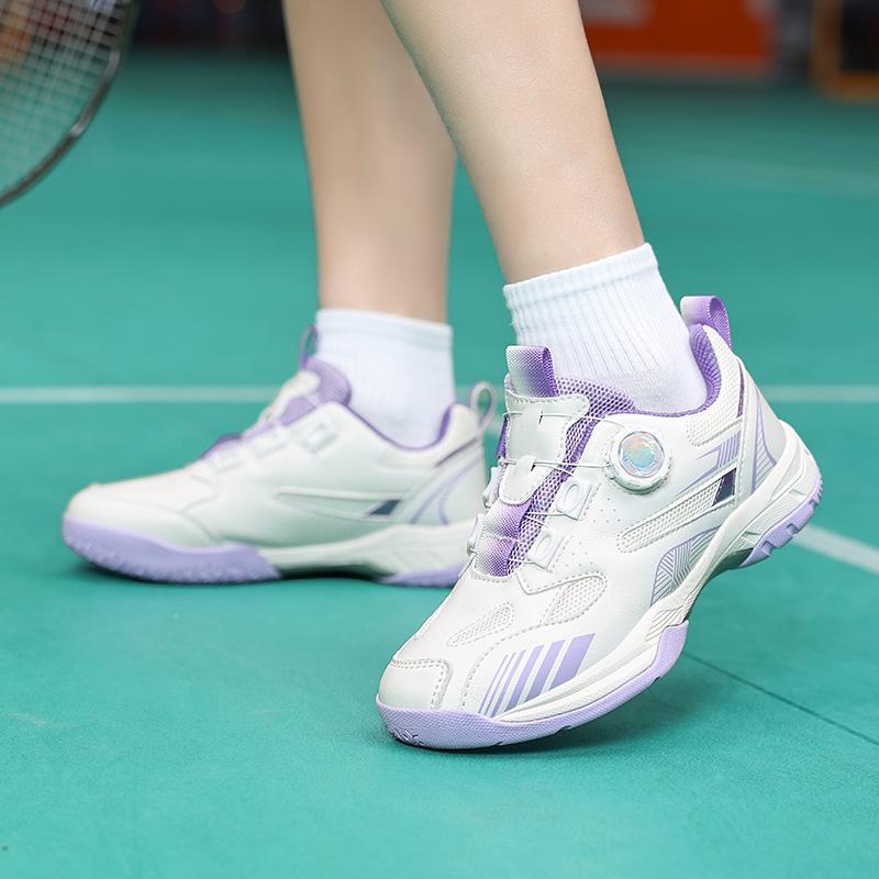 TUINANLE Leichte Kindersportschuhe, atmungsaktive Jungen und Mädchen, professionelle Badmintonschuhe, Fitnessstudio, Volleyball, Tennis, Fitness-Turnschuhe