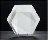 Hexagonal Ceramic Stir-Fry Plate for Home and Commercial Use