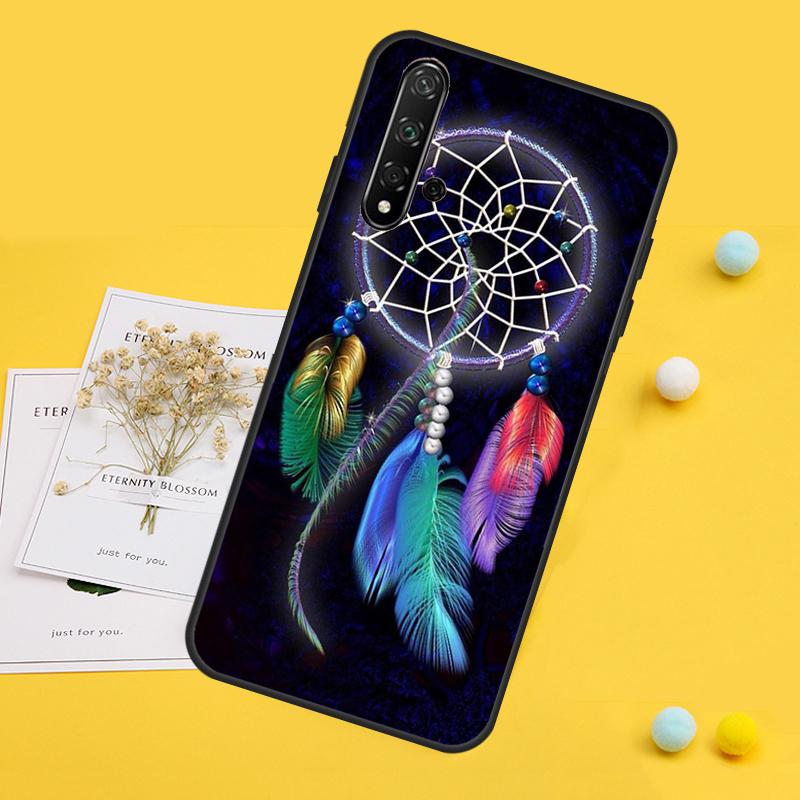 Retro Feather Dreamcatcher For Huawei Nova 10 9 SE 12i 11i 8i 12s Y90 Y60 Y70 Y72 Y61 Y91 P20 P30 P40 Lite P60 Pro Case