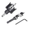 Ball Hole Saw Set 4 Prong Woodworking Drill Bit Reamer Auger Bits for Wood Plastic Plasterboard