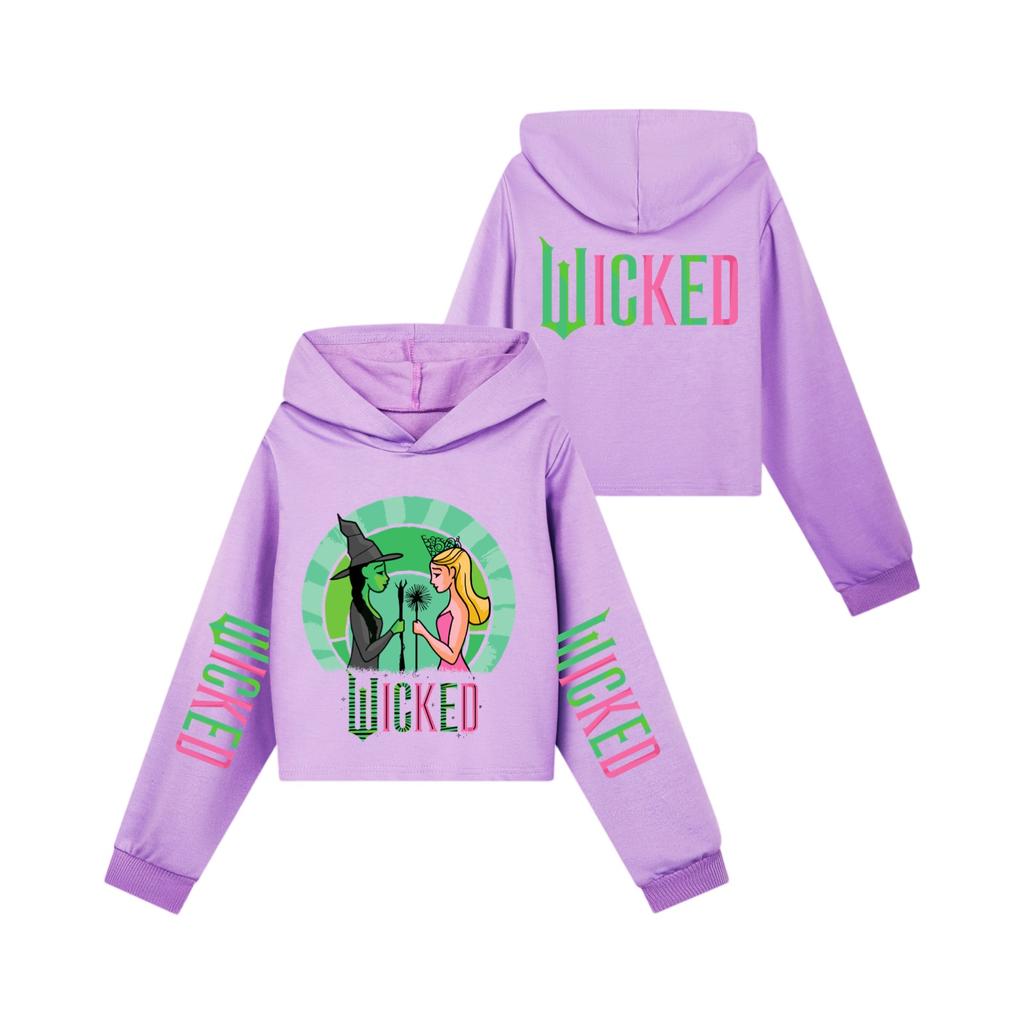 Children's Long-sleeved Loose Pullover Letter-printed Hooded Sweatshirt