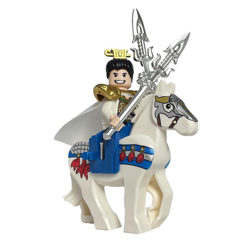 Three Kingdoms Xiaoxia Series Ancient Chinese Generals And Soldiers Doll Children'S Assembled Building Block Toy