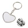 Transfer Keychain Accessories Heart Shape Sublimation Blank Keychain Bag Ornaments Gifts Handmade Key Chain Supplies