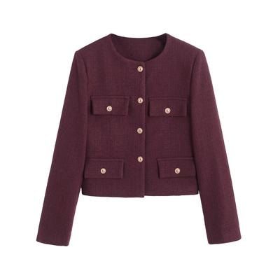 Autumn New Women's Style Design Sense Fashion Versatile Casual Button Coat