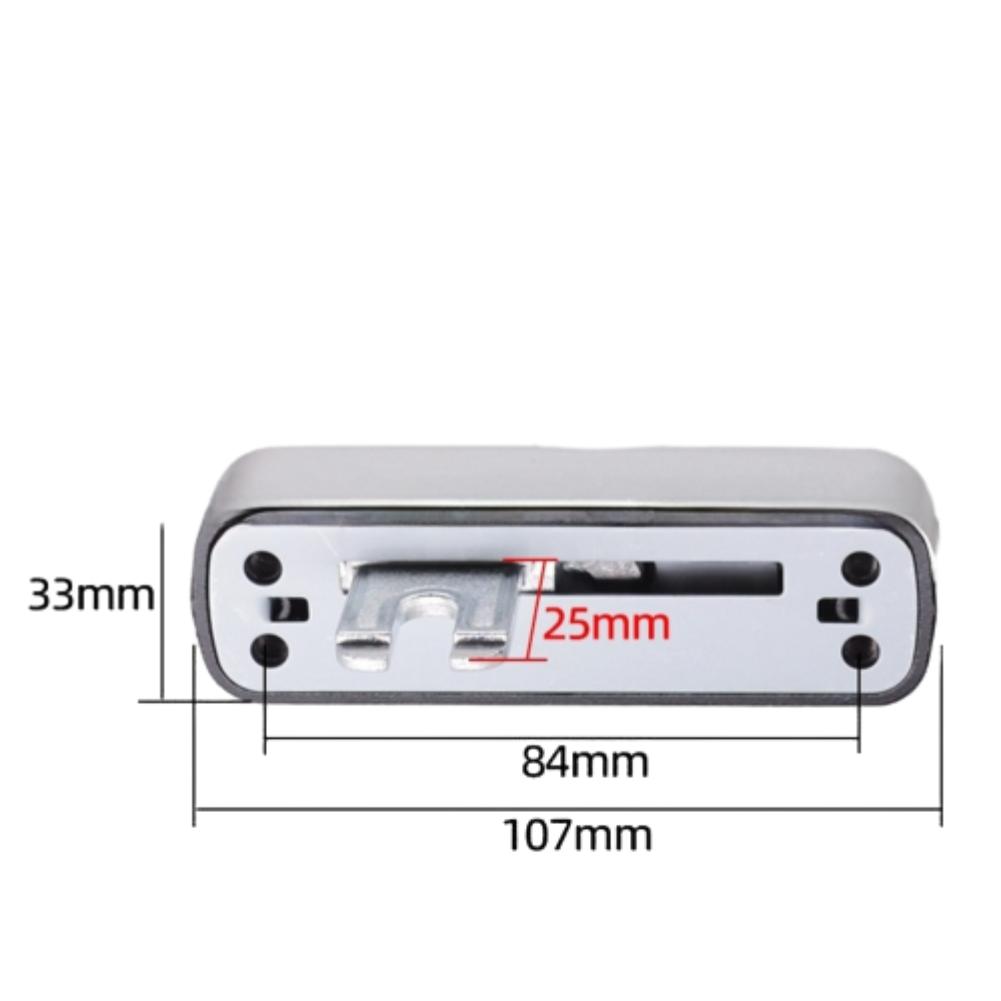 Home Improvement Aluminum Window Handle Inward Opening Handle Aluminum Alloy Construction Smooth Opening Mechanism