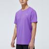 Anta Plain Logo Round Neck Breathable Quick-Dry Sports Short Sleeve T-Shirt Men Tops Purple 952325106-3
