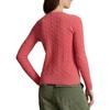 Polo Ralph Lauren Unifarben mit Logo-Stickerei V-Ausschnitt Pullover Langarm Pullover Damen Pullover 211910422-021