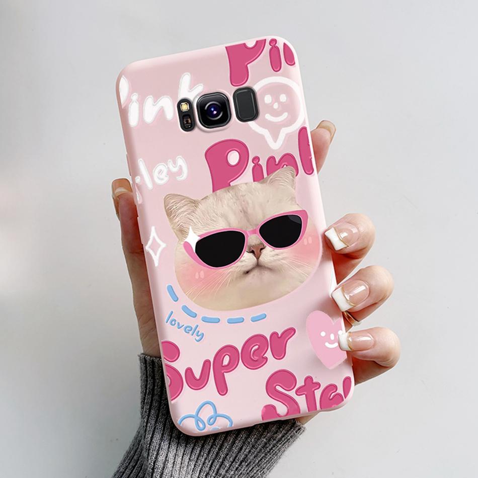 For Samsung Galaxy S8 Plus Case Galaxy S8 Shockproof Back Phone Cases For Samsung S8 GalaxyS8 Plus Cartoon Silicone Cover Bumper