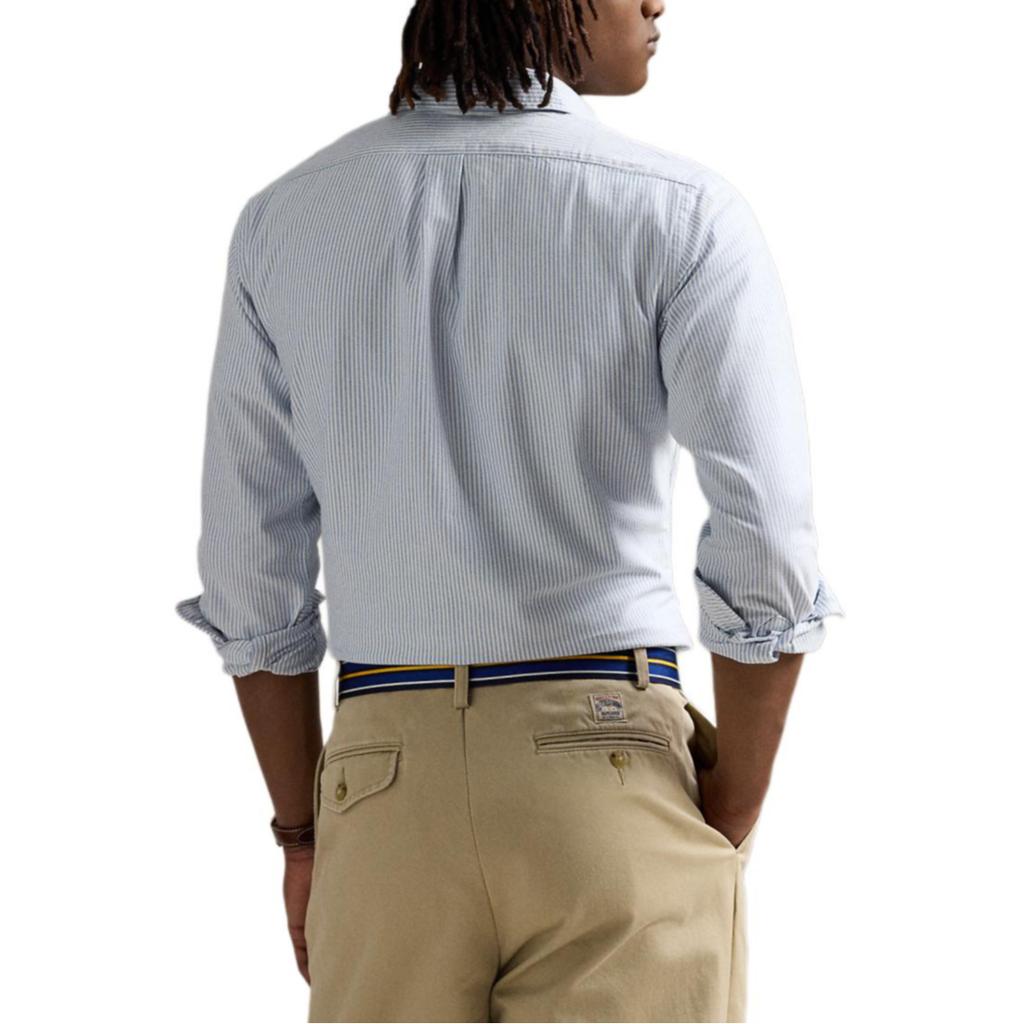 Polo Ralph Lauren Single Breasted Cotton Striped Polo Shirt Men Shirts MNPOWOV16824144-300