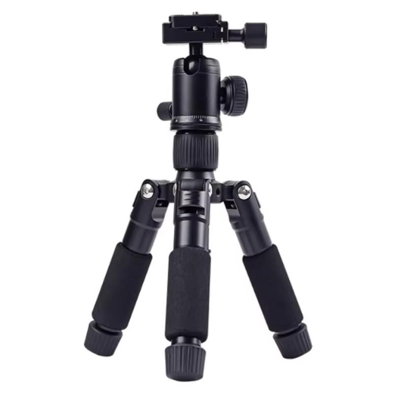 Lightweight Travel Tripod with 360° Ball Head for DSLR Cameras чёрный
