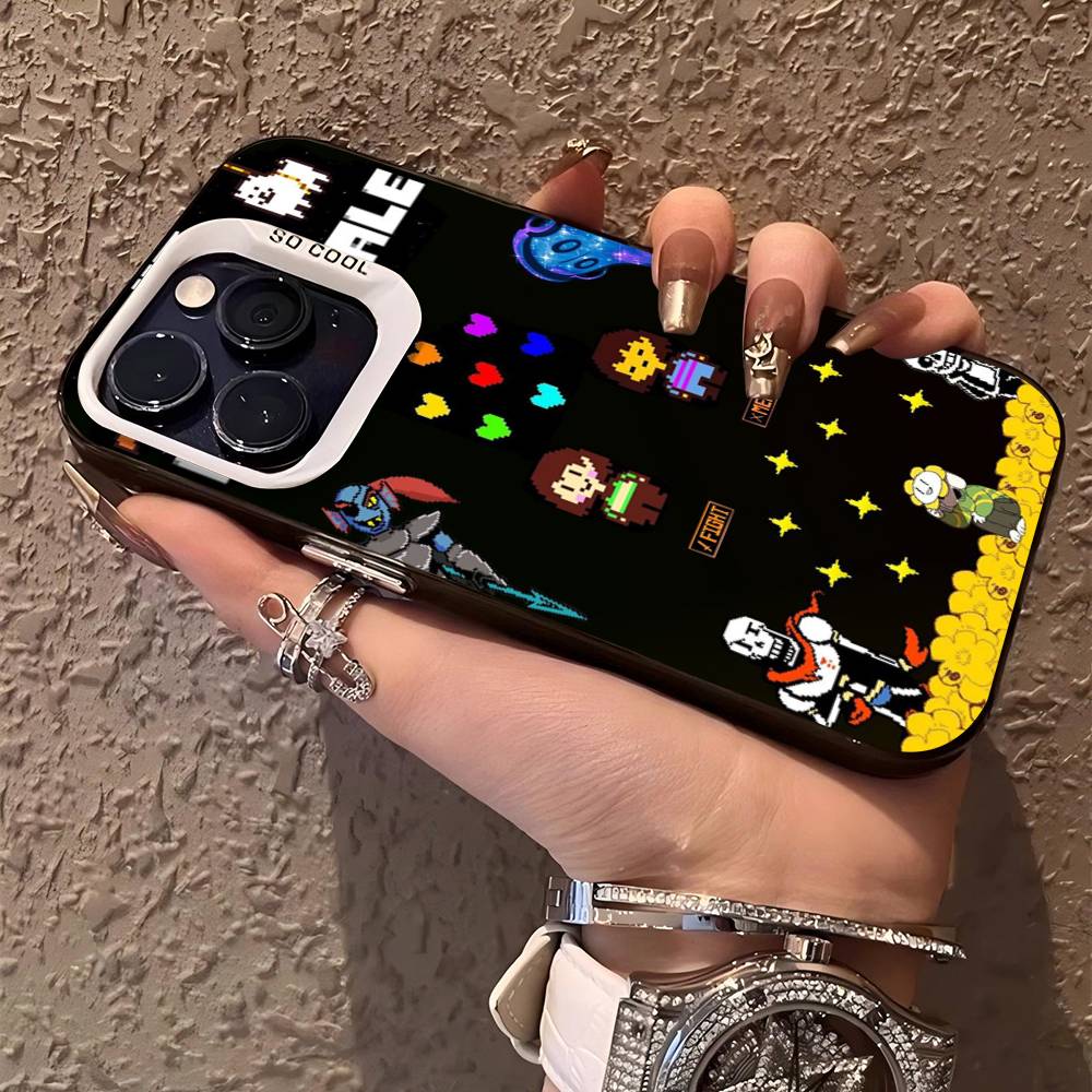 U-Undertale Phone Case For IPhone 17 16 15 14 13 12 11 Pro Max Plus Color Silver Cover