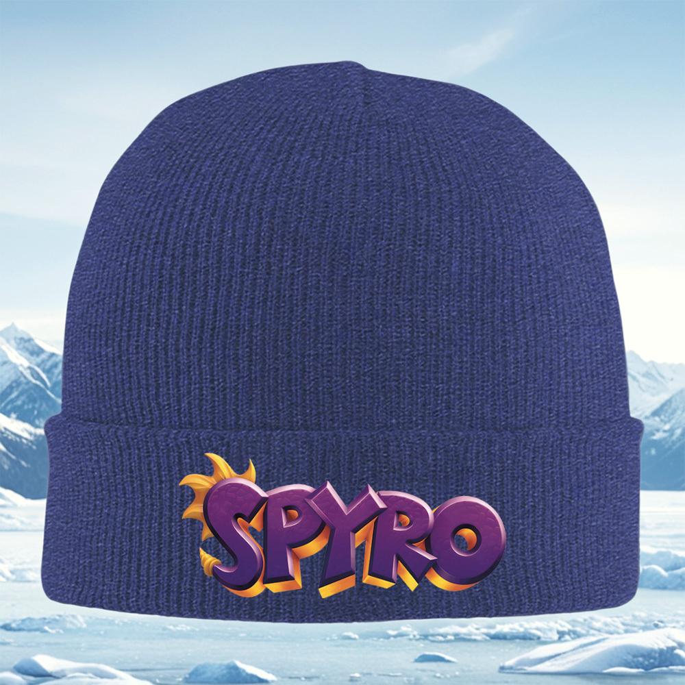 Purple Text,dragon Tail Design Men Women Unisex Knitted Hat Beanie Pullover Cap Winter Thermal Warm Christmas Outdoor Cycling Hi
