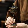 Chinese Palace Lantern Incense Burner Alloy High Foot Creative Tent Sandalwood Incense Burner Home Aromatherapy Burner