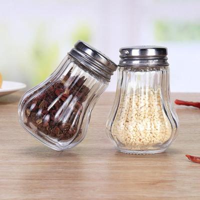 10/15ML Transparent Glass Seasoning Bottle New with Lid Mini Salt Jar Storage Container Kitchen Cooking Tool Storage Bottle BBQ