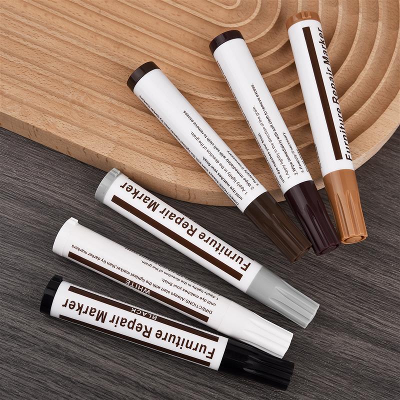 Creative Furniture Repair Pens Touch Up Markers Filler Sticks Wood Scratches Restore Kit Patch Paint Pens Wood Composite Repair