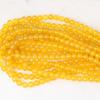 Hebras de Ágata Amarilla Natural Grado 7A, Cuentas Espaciadoras Sueltas para Accesorios de Joyería DIY