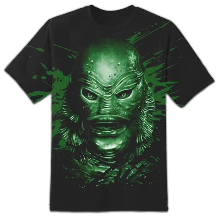 Rock Rebel Men s Universal Monsters Creature All Over Print T-Shirt S