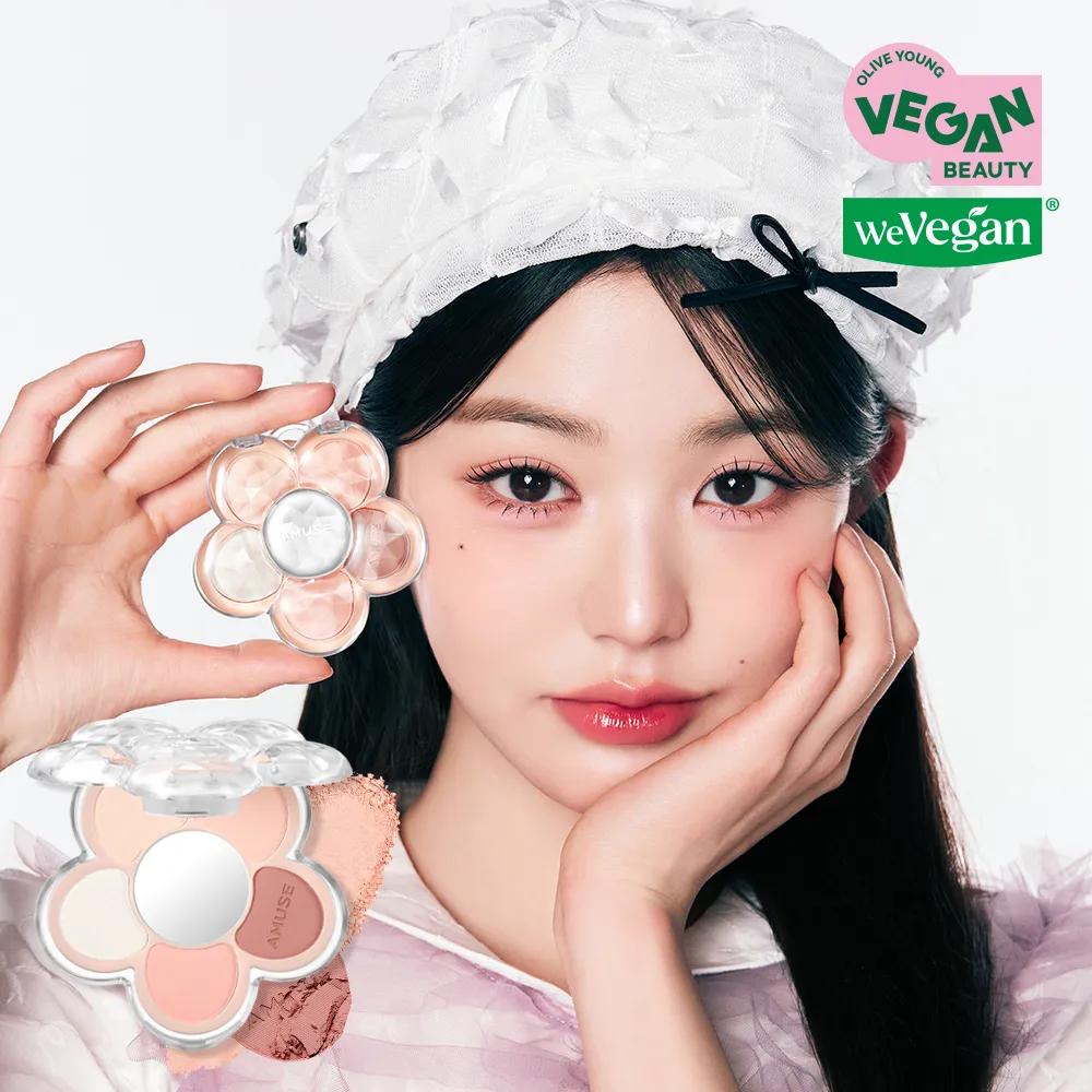 AMUSE Flora Eye Palette (4 Options) 02 Roserina