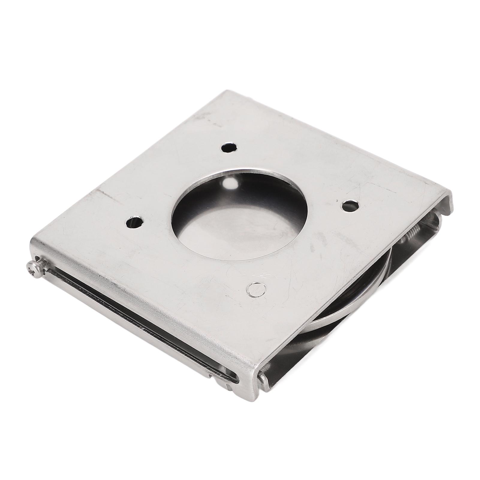 

RV Adjustable Drink Holder Marine Foldable Collapsible Stainless Steel Multifunctional Cup Rack S