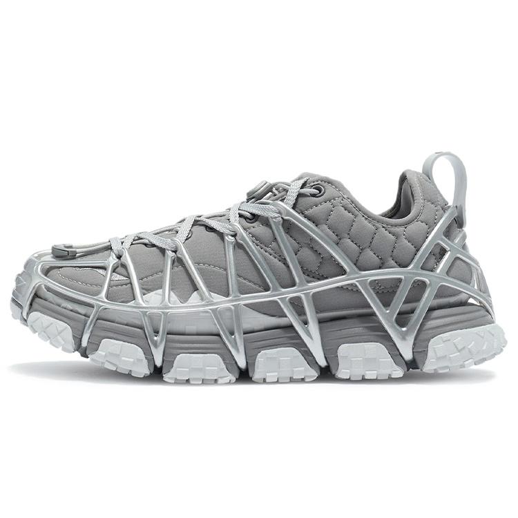 

Li Ning Mix ACE Running Shoes Women s Low top Gray/White ARYR014-5 35.5