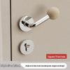 Antique Travertine Door Handle Set: Magnetic Silent Lock for Modern Interior Doors